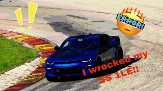 I wrecked my 1LE!  The crash/Dealing with Track Day Insurance...