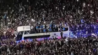 Argentina welcomes World Cup champions with victory parade in Buenos Aires