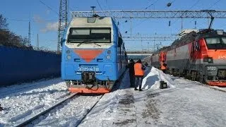 ЭП1М-478 С поездом Киiв-Адлер отправляется со станции Ростов-Главный