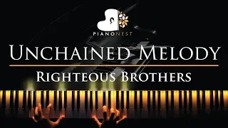 Righteous Brothers - Unchained Melody - Piano Karaoke / Sing Along Cover with Lyrics