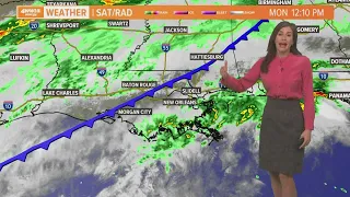 It turns cool Monday night and Tuesday, rain lingers