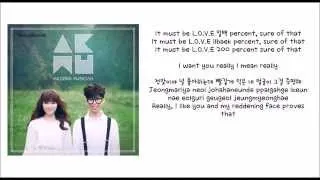 Akdong Musician (AKMU) - 200% (HANGUL - ROMANIZATION - ENGLISH LYRICS VIDEO)