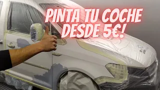 HOW TO PAINT A CAR WITH LITTLE MONEY-QUICK AND CHEAP