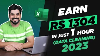 #1 Excel trick to earn Rs. 1304 in just 1 hour (Data Cleaning) 🤯🚀