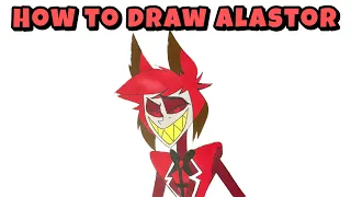 How to Draw Alastor from Hazbin Hotel – Sinner and Charismatic Demon Drawing