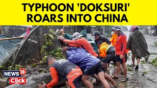 Typhoon Doksuri In China | Roof Tiles Ripped Off In China's Fujian | English News | News18