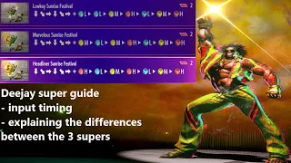 Deejay lvl 2 super rhythm and difference guide | Street Fighter 6