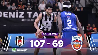 Beşiktaş Emlakjet 107-69 Onvo Büyükçekmece Basketbol - Türkiye Sigorta Basketbol Süper Ligi