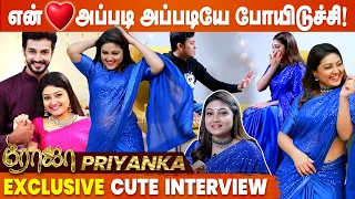 பரவால்ல அந்த Love  நான் தரேன் “Anchor” | Roja Serial Priyanka Nalkari Interview | Dance with Me