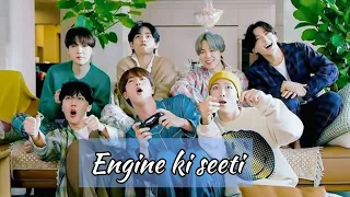 BTS HINDI SONG EDIT | ENGINE KI SEETI 🤍💙