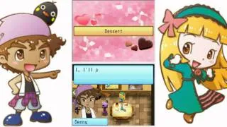 Harvest Moon Sunshine Islands Lanna and Denny's green rival heart event