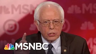 Bernie Sanders Defends Political Background | Democratic Debate | MSNBC