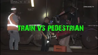 Fatal Train Vs Ped |  Riverside