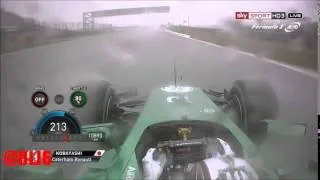 F1 2014 - China Qual - Kamui Kobayashi Onboard