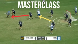 Notre Dame Lacrosse a Defensive Masterclass