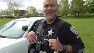 Salem Police Officer Does Not Attend 911 Call In Person And Attempts To Hide Police Car Afterwards!