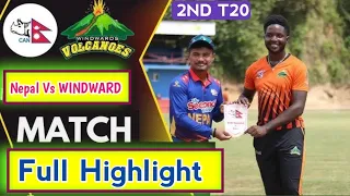 Full Highlight | Nepal VS  Windward Islands T20 | Nepal Vs Windwards Cricket Highlights | 2nd 2024