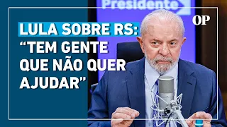 Lula reclama de fake news sobre ação do governo no RS e faz comparação com Bolsonaro de jet ski