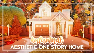 Aesthetic Autumnal One Story Home - Speedbuild and Tour - iTapixca Builds