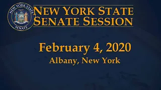 New York State Senate Session - 02/04/20