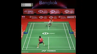 Tai Tzu Ying's Tumbling Net Shot Earns a Beaming Approval From An Se-young   #shorts