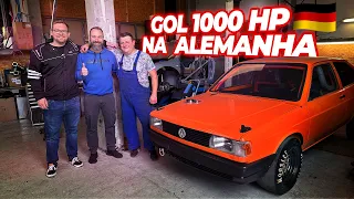 1000hp Brazilian 8 valve Gol in Germany! VW VR6 DSG! C20XE Opel parts paradise! (English Subtitles)