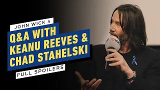 John Wick Chapter 4 Interview with Keanu Reeves and Director Chad Stahelski