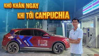 [Campuchia Vlog1] Khó khăn khi sạc, sai lầm khi đi xe điện Vinfast qua Campuchia từ ngày đầu