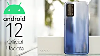 Oppo A55 Android 12 Update