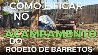 Fiquei no CAMPING do RODEIO de BARRETOS SP #vidarústica  #rodeio #barretos2022