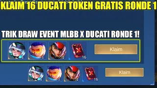 KLAIM 16 TOKEN DRAW EVENT MLBB X DUCATI RONDE 1! TRIK DRAW PANEN SKIN EPIC/COLLECTOR MODAL TOKEN