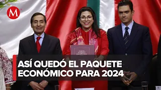Ramírez de la O entrega el paquete económico 2024