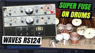 Waves Abbey Road RS124 Super Fuse on Drums