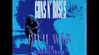 Guns N' Roses Civil War GTR Backing Track