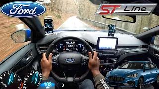 Ford Focus 1.0 EcoBoost 125 HP ST Line 6-Speed Manual Test Drive POV