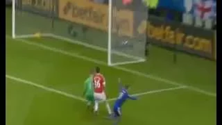 Jamie Vardy Goal   Leicester City vs Manchester United 1 0 28/11/2015