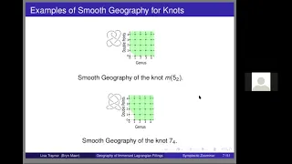 The Geography of Immersed Lagrangian Fillings of Legendrian Submanifolds - Lisa Traynor