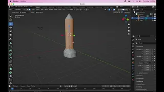 Blender - 1 Model the Poly Rocket