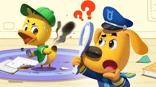 Fire at the Duck's House | Play Safe | Kids Cartoon | Kids Animation | Sheriff Labrador | BabyBus