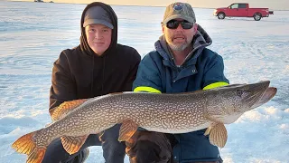 March Madness Pike 2024 | Ice Fishing for Big Pike in Southern Alberta