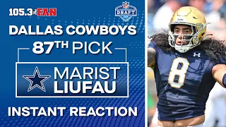 Cowboys Draft Marist Liufau, Notre Dame LB With 87th Pick | NFL Draft 2024
