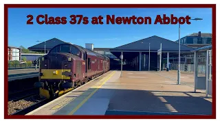 Two Class 37s at Newton Abbot | 04/05/24