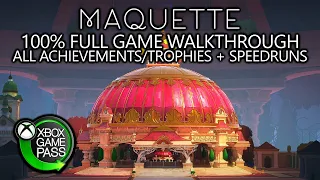 Maquette - 100% Full Game Walkthrough - All Achievements/Trophies + Speedruns