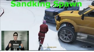 GTA V online -Easy Sandking Spawn