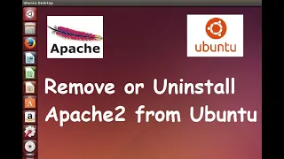 uninstall  Apache2 web server  from Ubuntu  | How to remove Apache2 web server from Ubuntu | Linux |