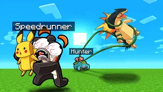 Manhunt PIXELMON Infection! (3 Speedrunners vs 1 Hunters)