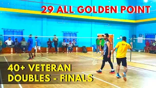 40+ VETERANS BADMINTON DOUBLES - FINAL | SARAV'S CUP 2023 |ALL INDIA LEVEL OPEN BADMINTON TOURNAMENT