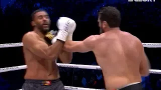 BEN SADDIK STOPS BENJAMIN ADEGBUYI WITH A BRUTAL COUNTER LEFT HAND - GLORY 62 FINAL HIGHLIGHTS