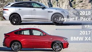 2018 Jaguar F-Pace vs 2017 BMW X4 (technical comparison)