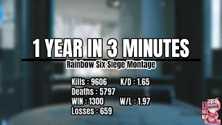 1ปี ใน 3นาที - Rainbow Six Siege Montage 2019